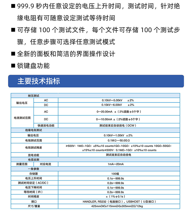 威格多通道耐壓絕緣測試儀(VG7162)通道多，體積小，操作簡(jiǎn)單插圖2